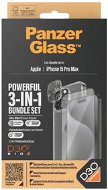 PanzerGlass Bundle 3 az 1-ben Apple iPhone 15 Pro Max (PG üveg + Hard Case D30 + Camera Protector) - Üvegfólia