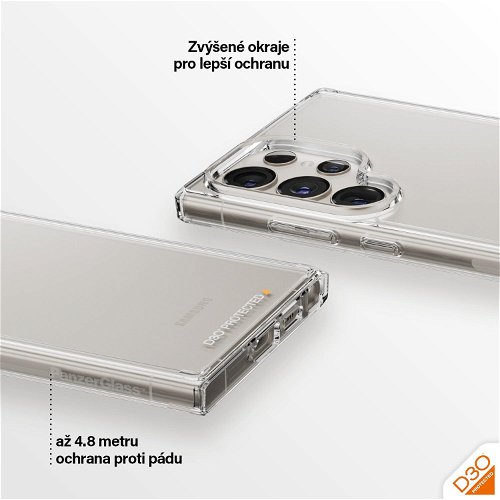 Samsung Galaxy S24 Cover PanzerGlass D3O Bio HardCase - Sort