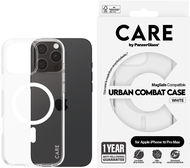 PanzerGlass CARE kryt Apple iPhone 16 Pro Max MagSafe Combat čirý/bílý + záruka proti žloutnutí - Kryt na mobil