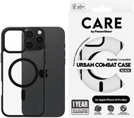 PanzerGlass CARE kryt Apple iPhone 16 Pro Max MagSafe Combat černý/černý + záruka proti žloutnutí - Kryt na mobil