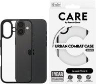 PanzerGlass CARE cover Apple iPhone 16 Combat black + warranty against yellowing - Phone Cover