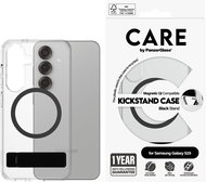 PanzerGlass CARE cover Samsung Galaxy S25 clear/black Kickstand & QI - Phone Cover