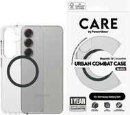 PanzerGlass CARE cover Samsung Galaxy S25 Urban Combat clear/black QI - Phone Cover