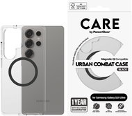 PanzerGlass CARE cover Samsung Galaxy S25 Ultra Urban Combat clear/black QI - Phone Cover