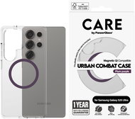 PanzerGlass CARE kryt Samsung Galaxy S25 Ultra Urban Combat čirý/fialový QI (Plum Purple) - Kryt na mobil