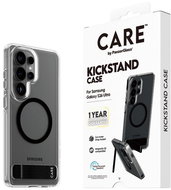 PanzerGlass CARE cover for Samsung Galaxy S26 Ultra clear/black Kickstand Qi + 1-year anti-yellowing warranty - Phone Cover