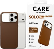 PanzerGlass CARE cover Apple iPhone 17 Pro Max SOLO MagSafe brown vegan leather - Phone Cover