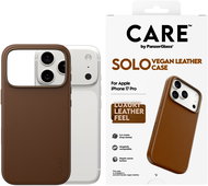 PanzerGlass CARE cover Apple iPhone 17 Pro SOLO MagSafe brown vegan leather - Phone Cover