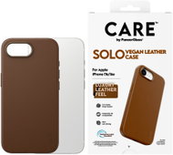 PanzerGlass CARE cover Apple iPhone 17e/16e SOLO MagSafe brown vegan leather - Phone Cover