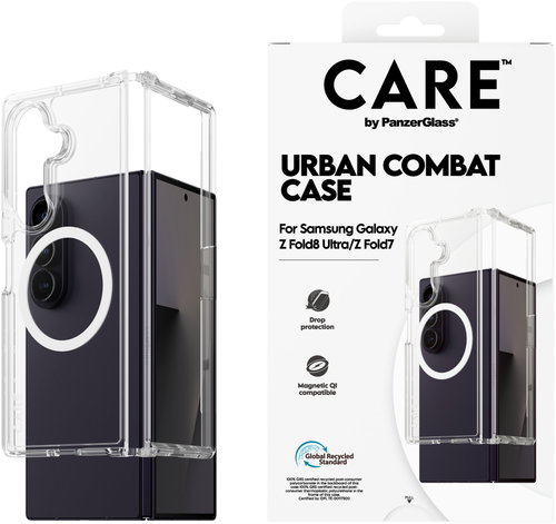 PanzerGlass CARE Hülle für das Samsung Galaxy Z Fold8 Ultra/Fold7 Urban QI Transparent - Handyhülle - Hauptbild