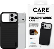 PanzerGlass CARE kryt Apple iPhone 18 Pro Max/17 Pro Max Fusion Fabric MagSafe černý (Woven Case) - Phone Cover