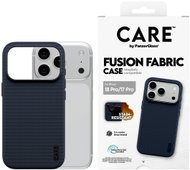 PanzerGlass CARE kryt Apple iPhone 18 Pro/17 Pro Fusion Fabric MagSafe modrý (Woven Case) - Phone Cover