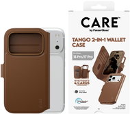 PanzerGlass CARE pouzdro Apple iPhone 18 Pro/17 Pro Tango 2v1 Wallet MagSafe hnědé - Phone Cover