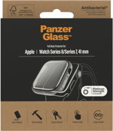 PanzerGlas Full Protection Apple Watch 7/8 41mm (transparente Lünette) - Uhrenetui