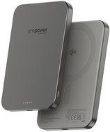 PanzerGlass Empower wireless Qi2 powerbank 5000 mAh, MagSafe, grey, hlicky body - Power Bank