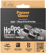 PanzerGlass HoOps Apple iPhone 15 Pro/15 Pro Max kamera védő gyűrű - fehér titán - Kamera védő fólia