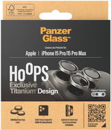 PanzerGlass HoOps Apple iPhone 15 Pro/15 Pro Max – krúžky na šošovky fotoaparátu – prírodný titan - Ochranné sklo na objektív