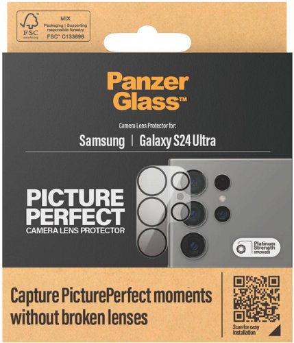 Tvrzené sklo PanzerGlass Camera Protector, Samsung Galaxy S24