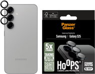 PanzerGlass Hoops Ceramic Samsung Galaxy S25 black protective rings for the camera lens - Camera Glass