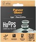 PanzerGlass HoOps Apple iPhone 15/15 Plus – krúžky na šošovky fotoaparátu – zelený hliník - Ochranné sklo na objektív