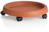 BAMA Pot stand with wheels, terracotta, 35 cm - Flower Stand