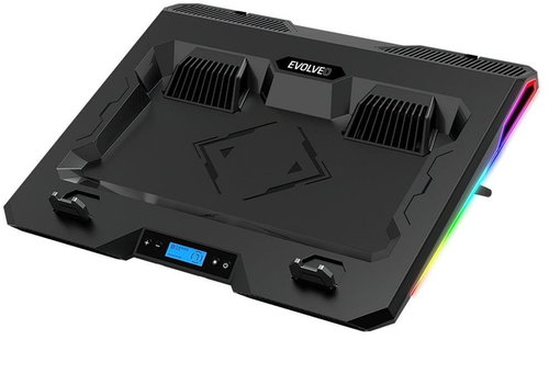 EVOLVEO Ania 10 RGB, adjustable laptop stand Main image EVOLVEO Ania 10 RGB, adjustable laptop stand - Laptop Cooling Pad - Main image