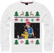 Pokemon Pullover -S- Christmas Ash &amp; Pikachu vel. S - Sveter