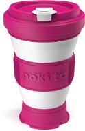 Mug POKITO Collapsible Coffee Cup, 3-in-1, Raspberry - Hrnek