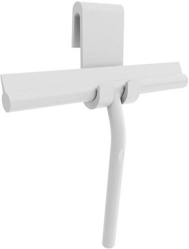 POLYSAN Shower Squeegee, Including Wall Mount, Matt White 72825.11 - Window Squeegee - Main image