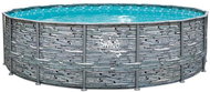 POLYGROUP Swing pool 4,88 × 1,22 m, stone motif - Pool