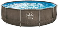 POLYGROUP Swing pool 5,49 × 1,22m - RATAN motif - Pool