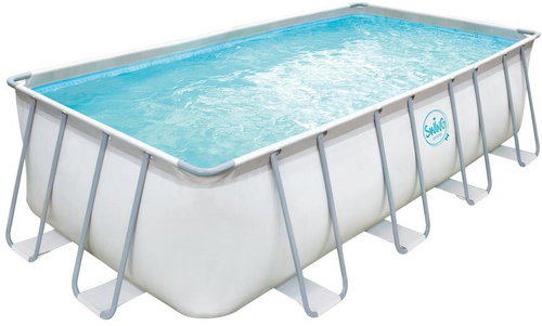 POLYGROUP Swing Swimming pool 5,49 × 2,74 × 1,32 m, grey - Pool - Main image