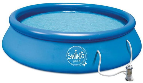 POLYGROUP Swing inflatable pool with cartridge filtration 12V 2,44 × 0,76 m - Pool - Main image