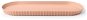Blim Plus Servírovacia tácka oválna Minerva L VS6-335 Pink Sand, 50 cm - Tácka