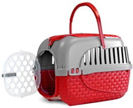 Bama Travel pet crate, 59×38×37 cm, burgundy - Dog Carriers