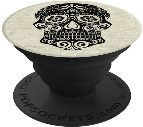 PopSocket Sugarskull on Linen - Holder - Main image