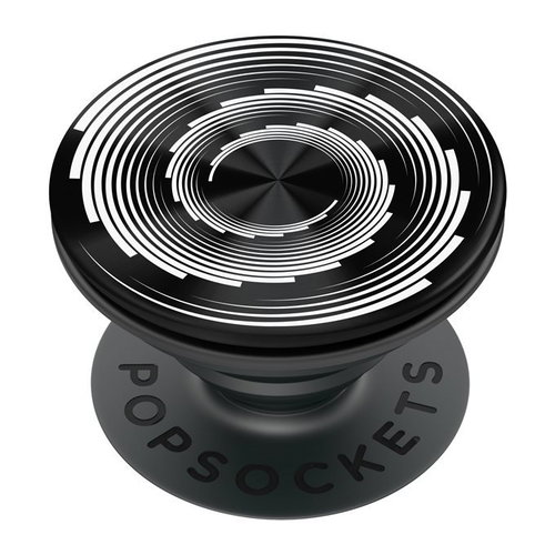 PopSockets PopGrip Gen.2, Backspin Endless Waves, Swivel, Black/White - Phone holder - Main image