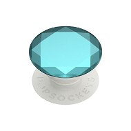 PopSockets PopGrip Gen.2, Fém gyémánt Aquarius kék, 3D gyémánt türkiz, alumínium - Telefontartó