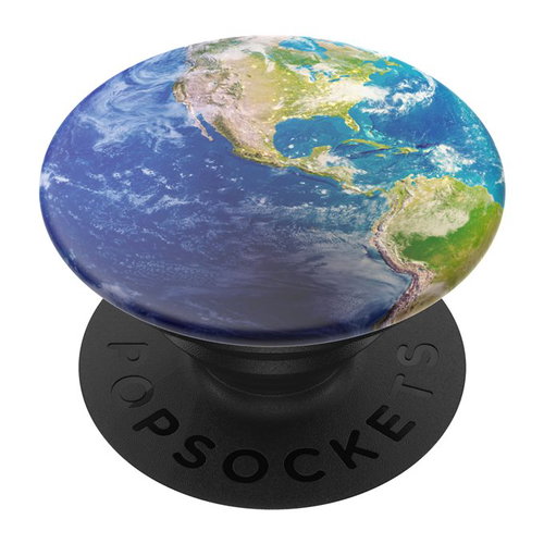 PopSockets PopGrip Gen.2, Put a Spin On It, Globe from Space - Phone holder - Main image