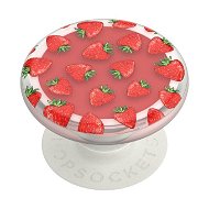 PopSockets Gen.2 PopLips, Strawberry Feels, with Lip Balm, Strawberry - Phone Holder