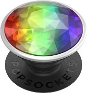 PopSockets PopGrip Gen.2, Disco Crystal Rainbow, 3D szivárvány diszkó gömb - Telefontartó