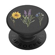 PopSockets PopGrip Gen.2, Vintage Garden Black, kvety na čiernom podklade - Držiak na mobil