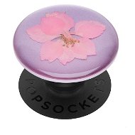 PopSockets PopGrip Gen.1 Gepresste Blume Delphinium Pink - Halterung
