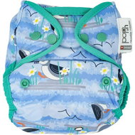 Pop-in Growing Diaper AIO Popper bamboo Puffin - Nappies