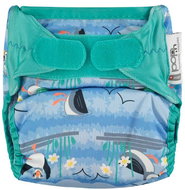 Pop-in Growing diaper AIO bamboo Puffin - Nappies