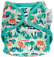 Pop-in Top panties AIO Red Panda - snaps - Nappies