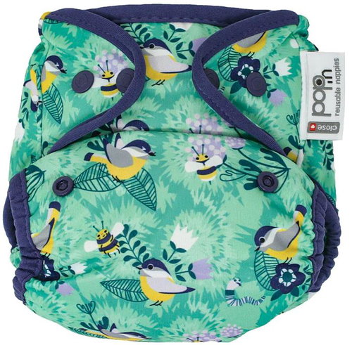 Pop-in Top panties AIO Round the Garden - snaps - Nappies - Main image