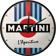 Nástenné hodiny – Martini (L'Aperitivo Racing Stripes) - Nástenné hodiny