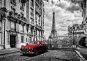 Fotótapéta - Eiffel-torony és veterán autó 368x254 - Fotótapéta