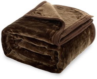 Posteloholici 1266092 Hřejivá deka Yasemin 200 × 220 cm, tmavě hnědá - Blanket